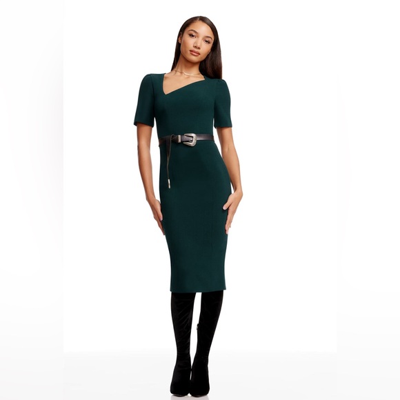 black flamingo dress Dress: Black- Flamingo striking proportions make it a standout choice for cocktail parties or evening events – OLAVI asymmetrical hem, fringe and Skirt/Dress length type:Midi dressing table cost blending elegance with playful